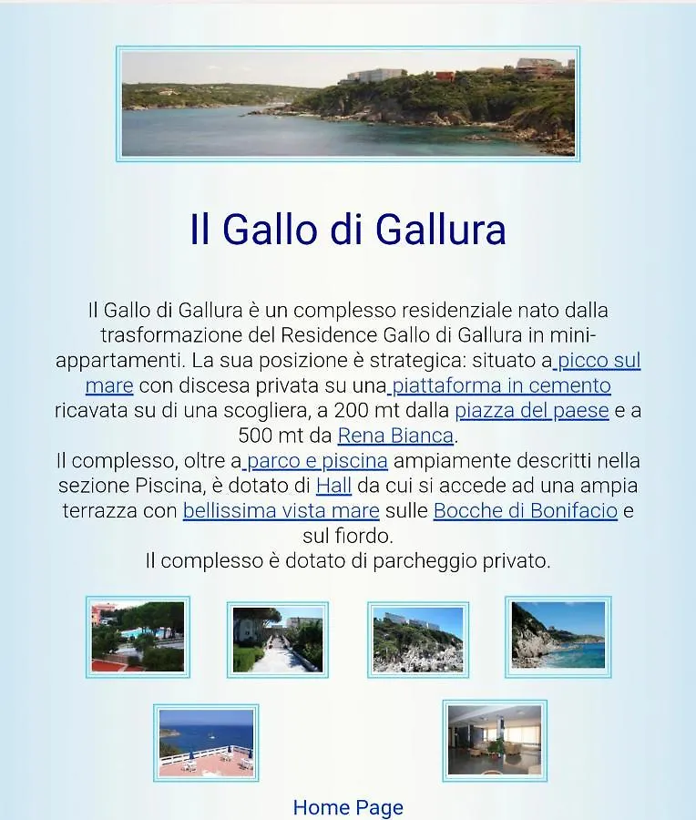 Aparthotel Casa Azzurra Residence Gallo Di Gallura Santa Teresa Gallura